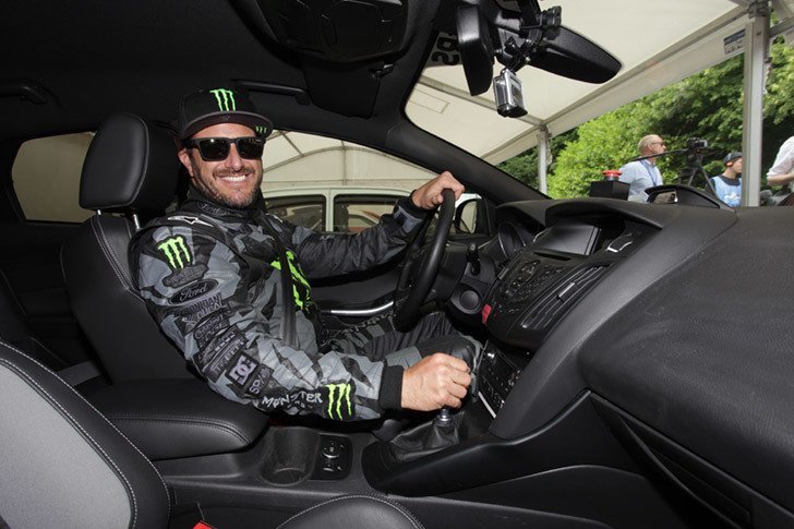 Ken Block driving Focus RS