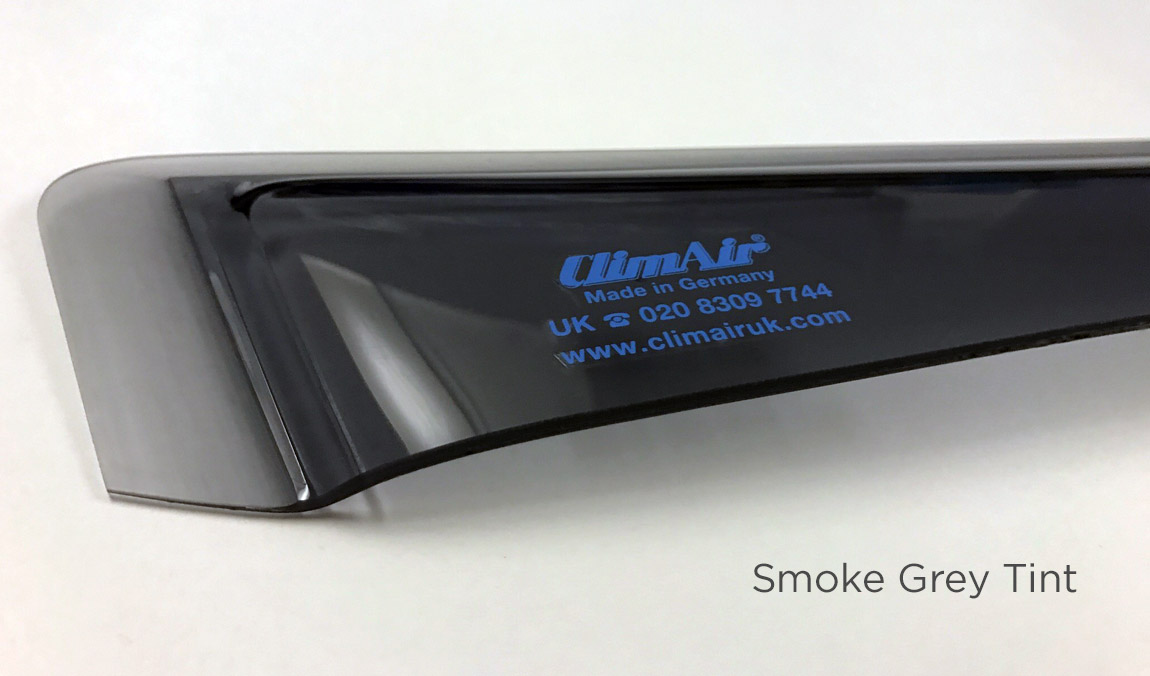 ClimAir Window visors - Smoke grey for Honda ✓ AKR Performance