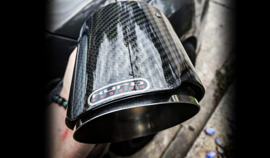 Kuro Carbon Exhaust Tips (Standard Exhaust) Mk3 Focus RS Club